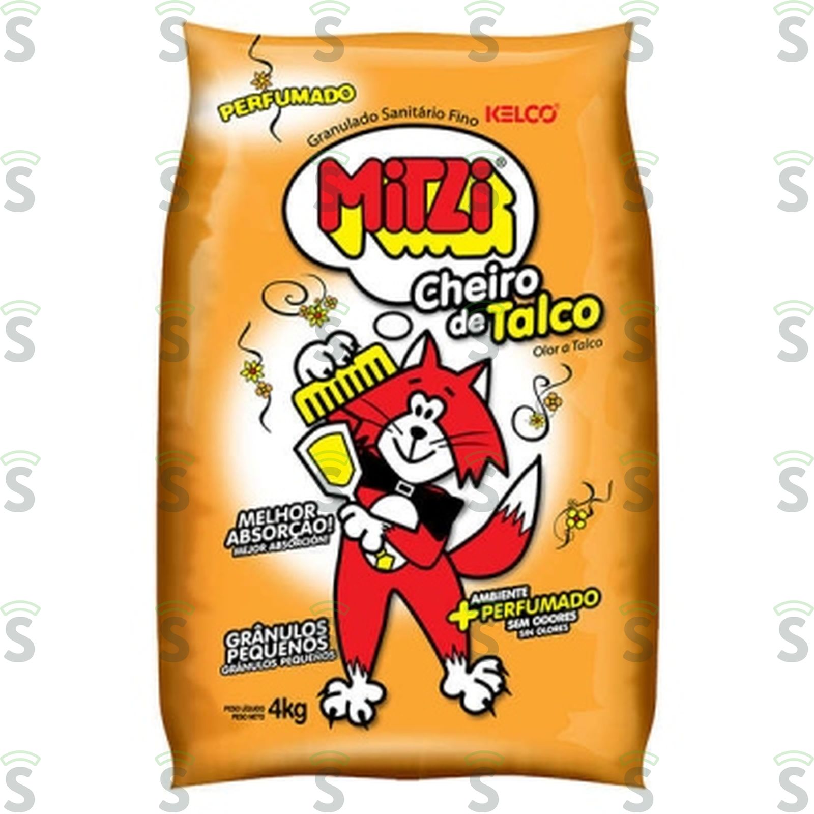 Areia Sanitaria Mitzi Talco 4KG