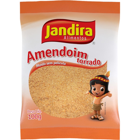 Amendoim Jandira 100g - Torrado - Moído - Fino