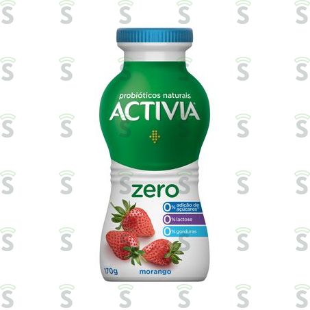  Danone-activia 170g Zero Morango