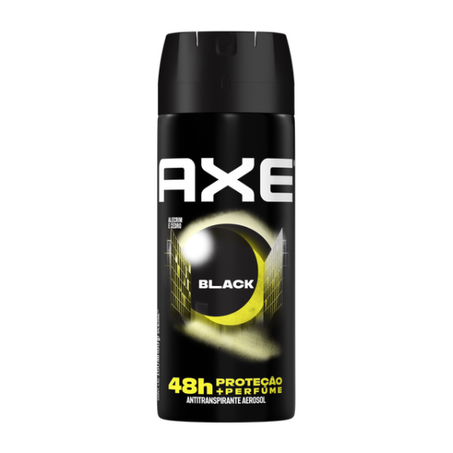 Antitranspirante Aerosol Axe Black Frasco Spray 150ml