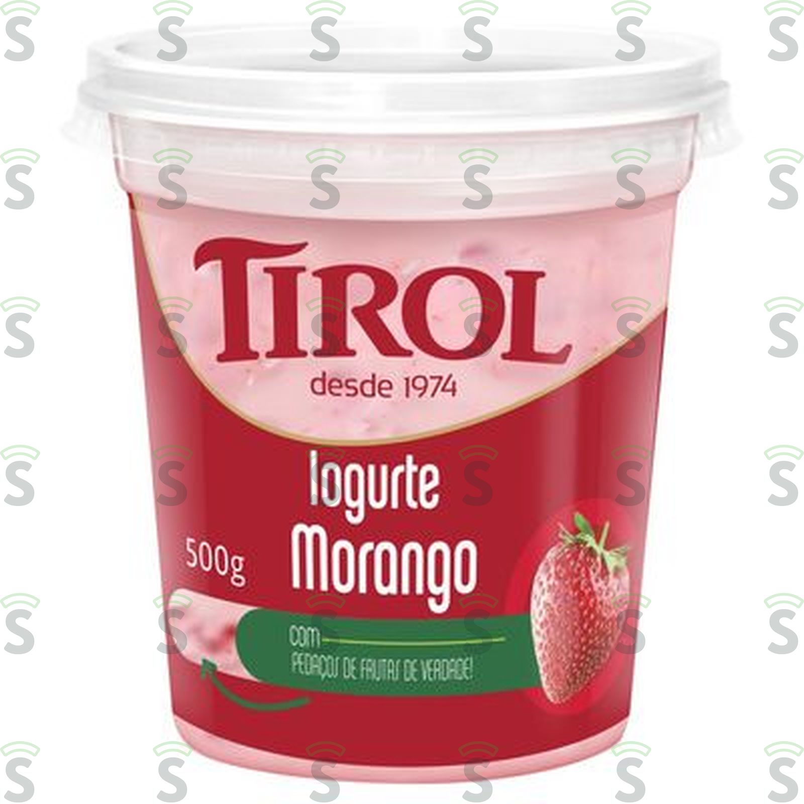 Tirol-iogurte kon frutas 500g morango