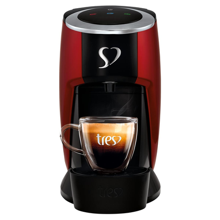Máquina de Café TRES Touch 127V - Vermelha