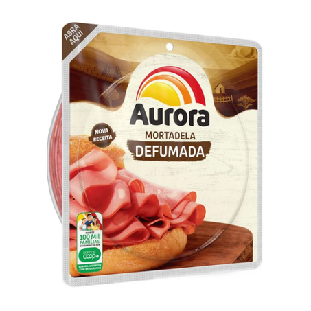 Mortadela Defumada Aurora 180g