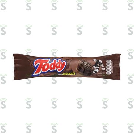  Biscoito Toddy Chocolate Recheio Chocolate 100g