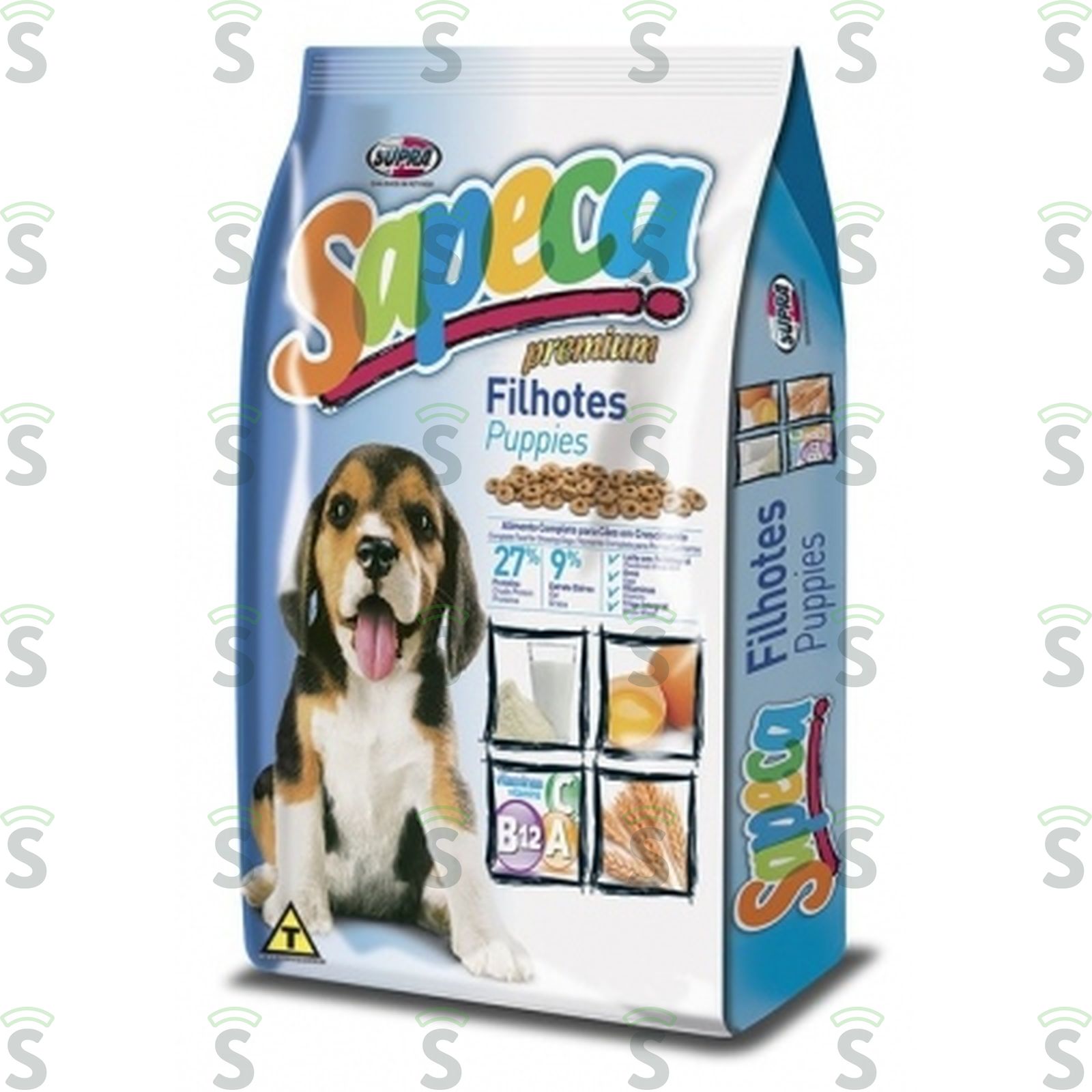 Ração Para Cães Sapeca Filhotes Embalagem 1KG