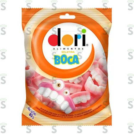  Goma Gelatina Dori Boca Embalagem 85g