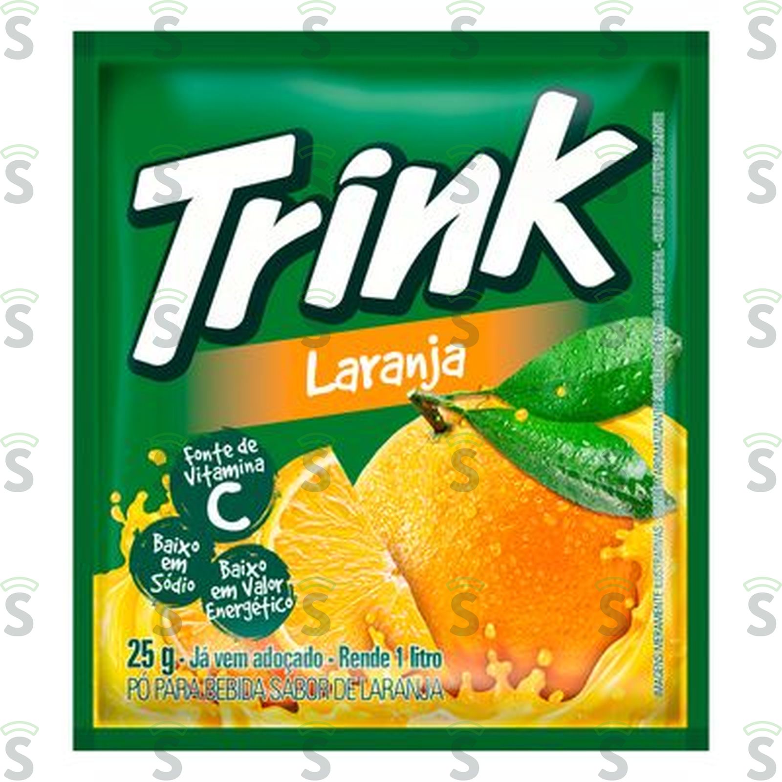 Refresco em Pó Trink Laranja Embalagem 25G