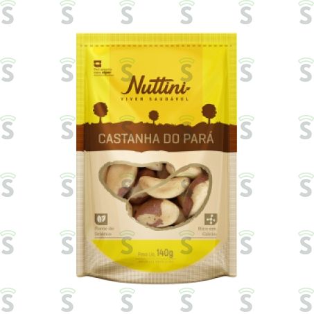  Castanha Do Para Inteira Nuttini 140g
