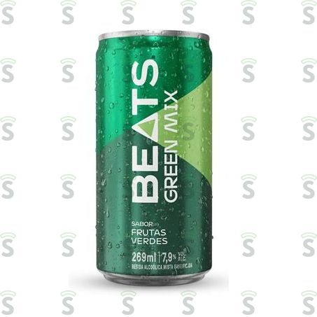  Skol Beats 269ml Green Mix Lata