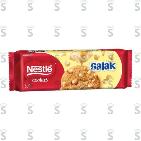  Biscoito Cookie Galak Nestlé Pacote 60g