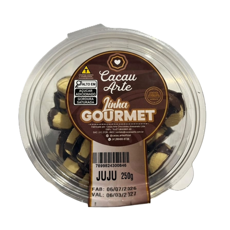 Biscoito Cacau Arte Amanteigado Arte Ju Ju Pote 250g 
 