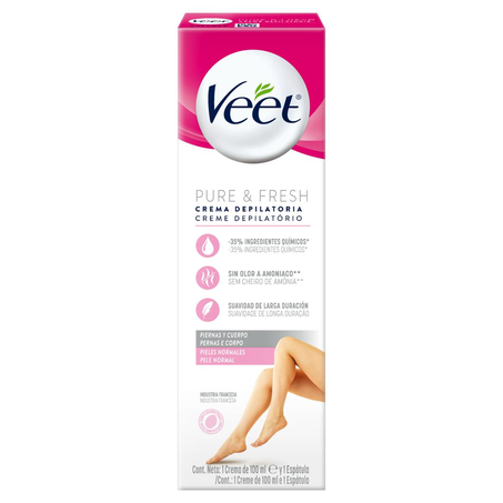 Creme Depilatório Veet 100ml - Pele Normal/ Delicada