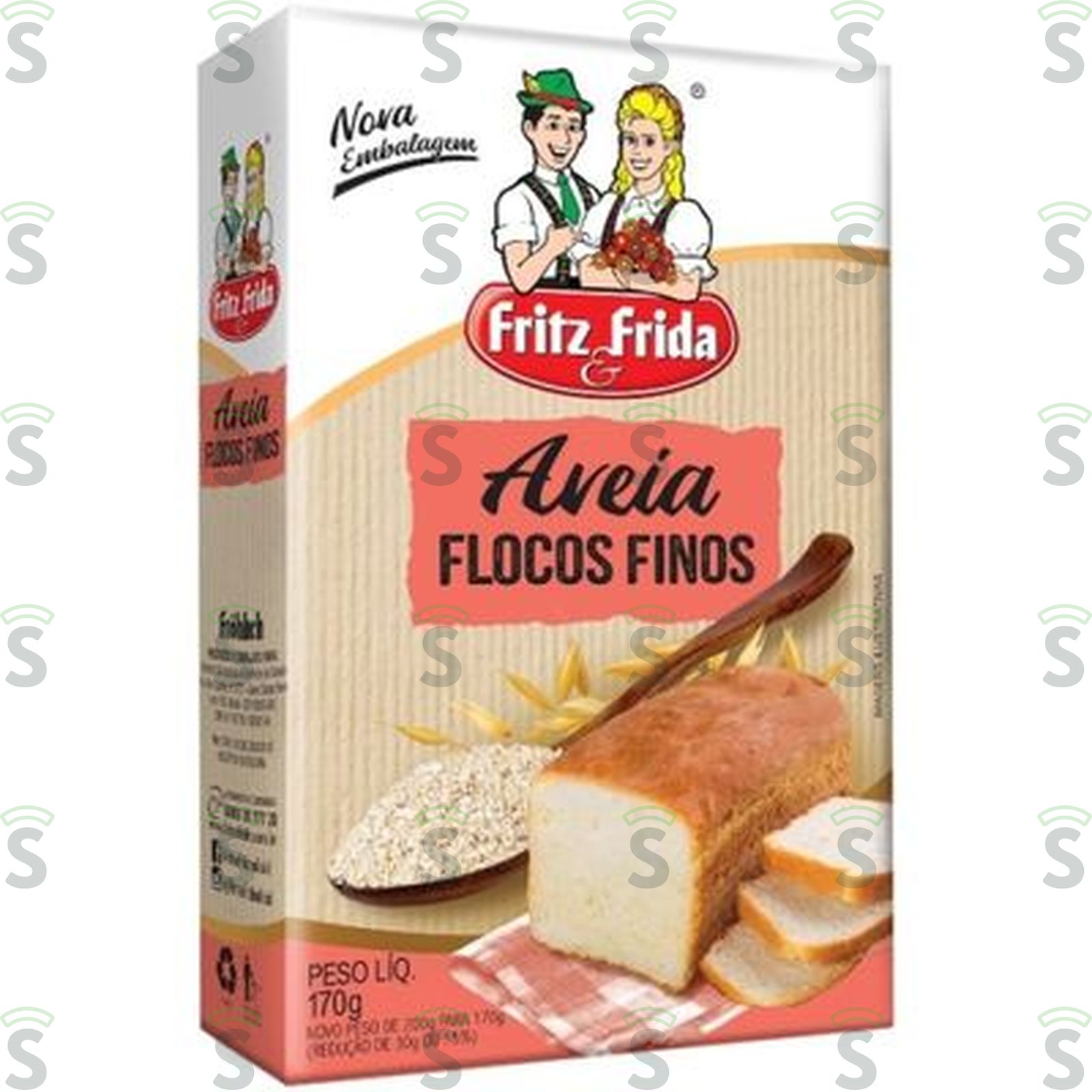 Fritz frida-aveia flocos 170g finos