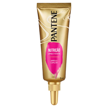 Creme de Tratamento Pantene 15ml - Força e Reconstrução - Com 3 Ampolas