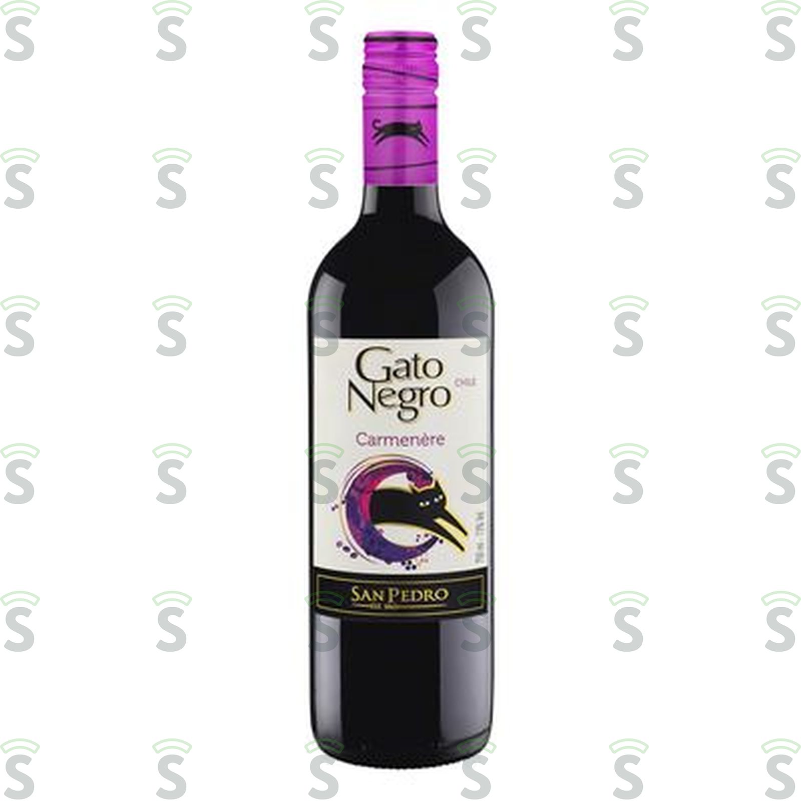 Vinho Tinto Chileno Gato Negro Carmenere Garrafa 750ML