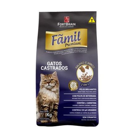  108830 - Famil Premium Gatos Castrados 10,1 Kg