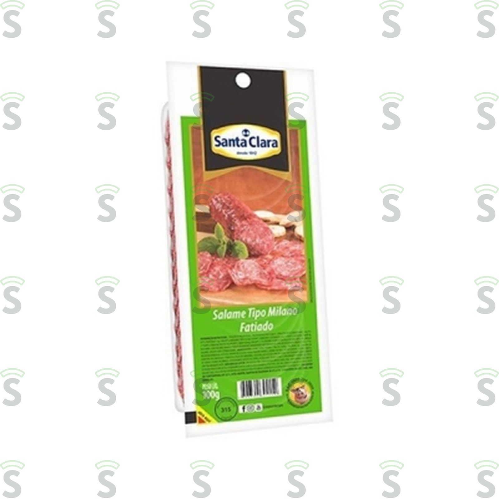 Santa clara-salame milano 100g fatiado