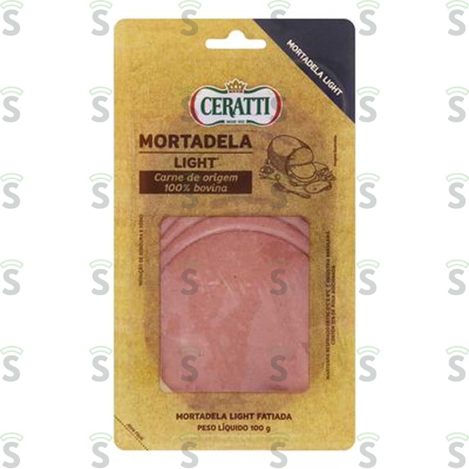 Mortadela Ceratti Bologna Light Fatiada Embalagem 150G