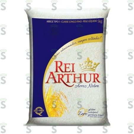  Arroz Tipo 1 Rei Arthur Pacote 5kg