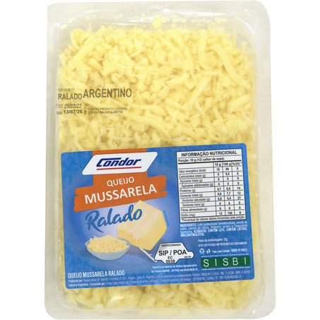 Queijo Ralado Mozzarela Argentino Kg