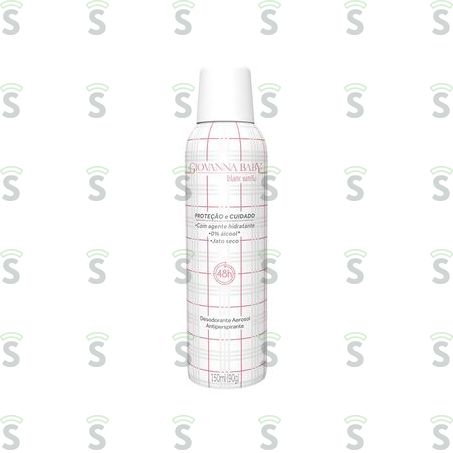 Desodorante Aerosol Antitranspirante Giovanna Baby Blanc Vanilla Frasco Spray 150ml