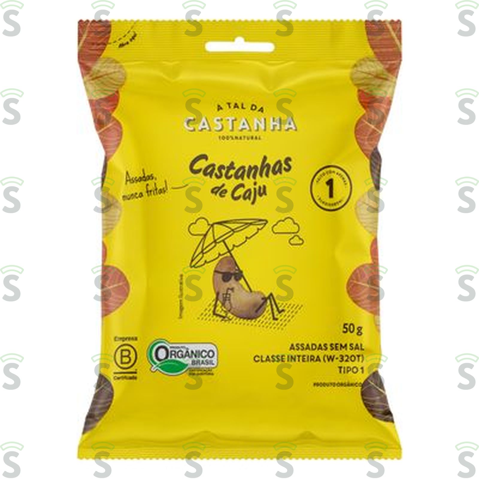Castanha de Cajú Assada Tal Da Castanha 50G