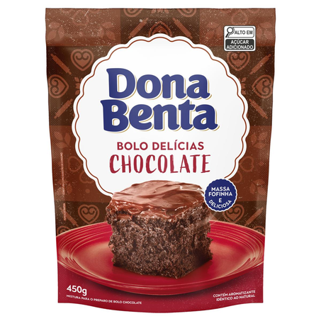 Mistura para Bolo Dona Benta 450g - Chocolate