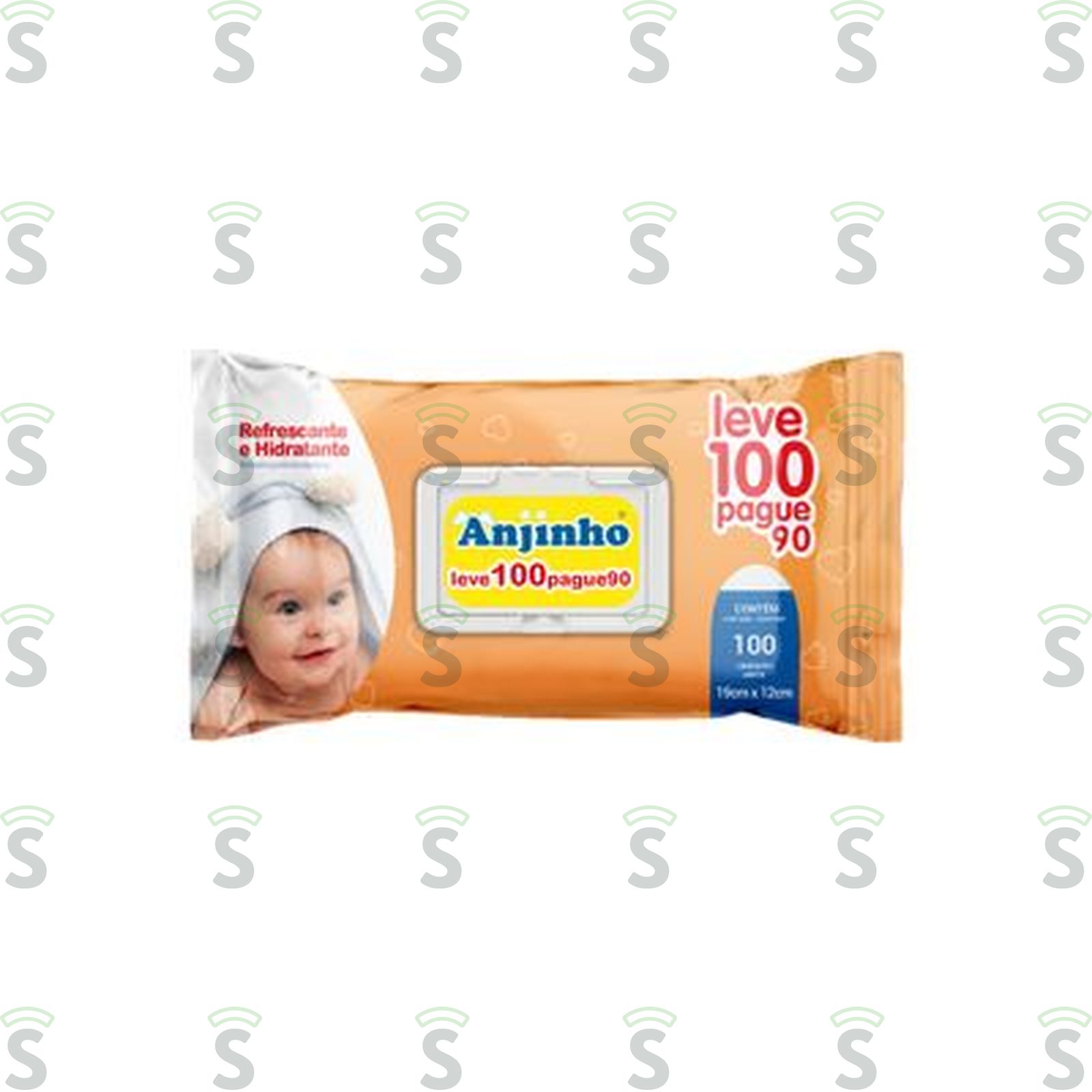 Toalha Umedecida Anjinho Lv100 Pg90 100UN
