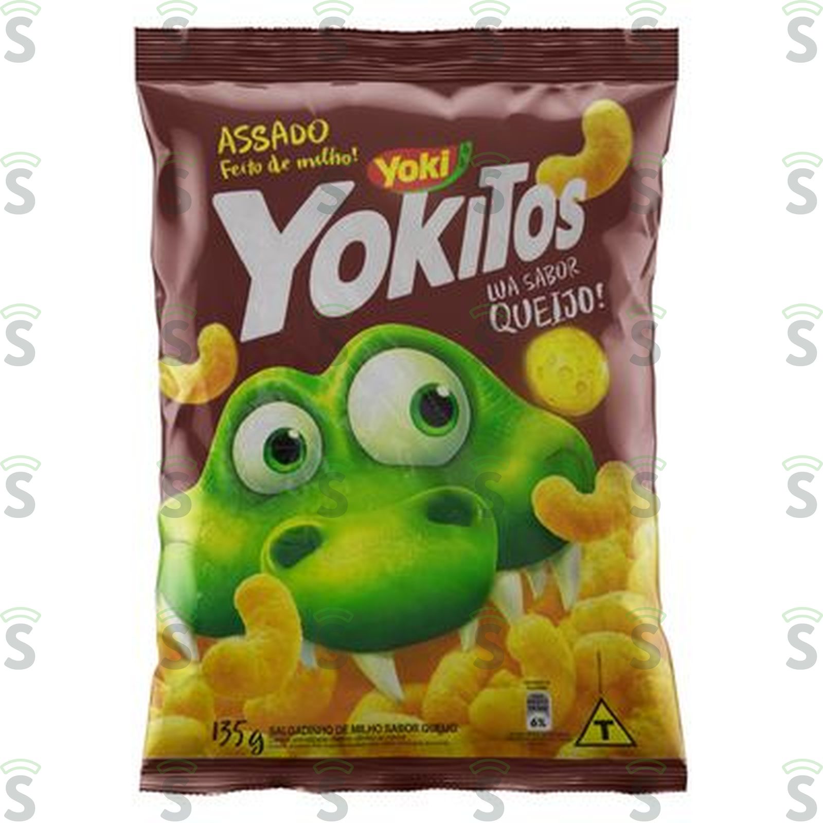 Salgadinho Yokitos Lua Queijo Pacote 135G