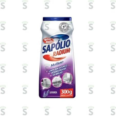  Saponáceo Pó Multiuso Sapólio Radium Lavanda  Frasco 300gr