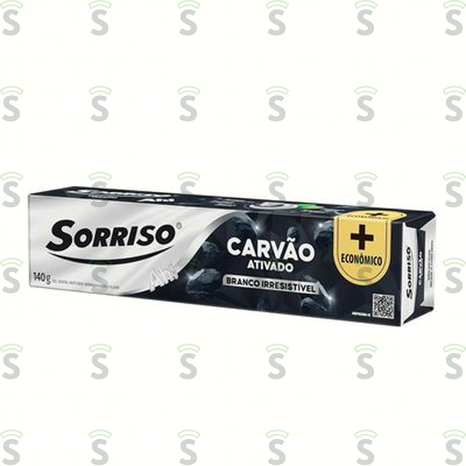 Gel Dental Sorriso Carvão Ativado + Econômico Caixa 140gr