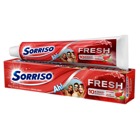 Gel Dental Sorriso 90g - Fresh - Mentol