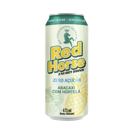 Energetico red horse abacaxi com hortela zero 473ml