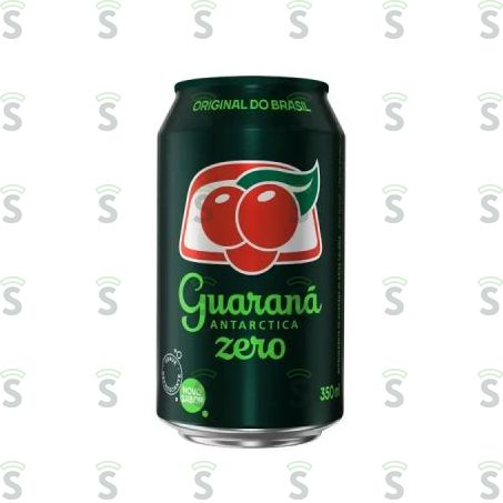  Refrigerante de Guaraná Antarctica Zero Açúcar Garrafa 350ml