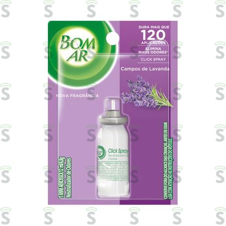  Bom Ar-click Spray Refil 12ml Lavanda