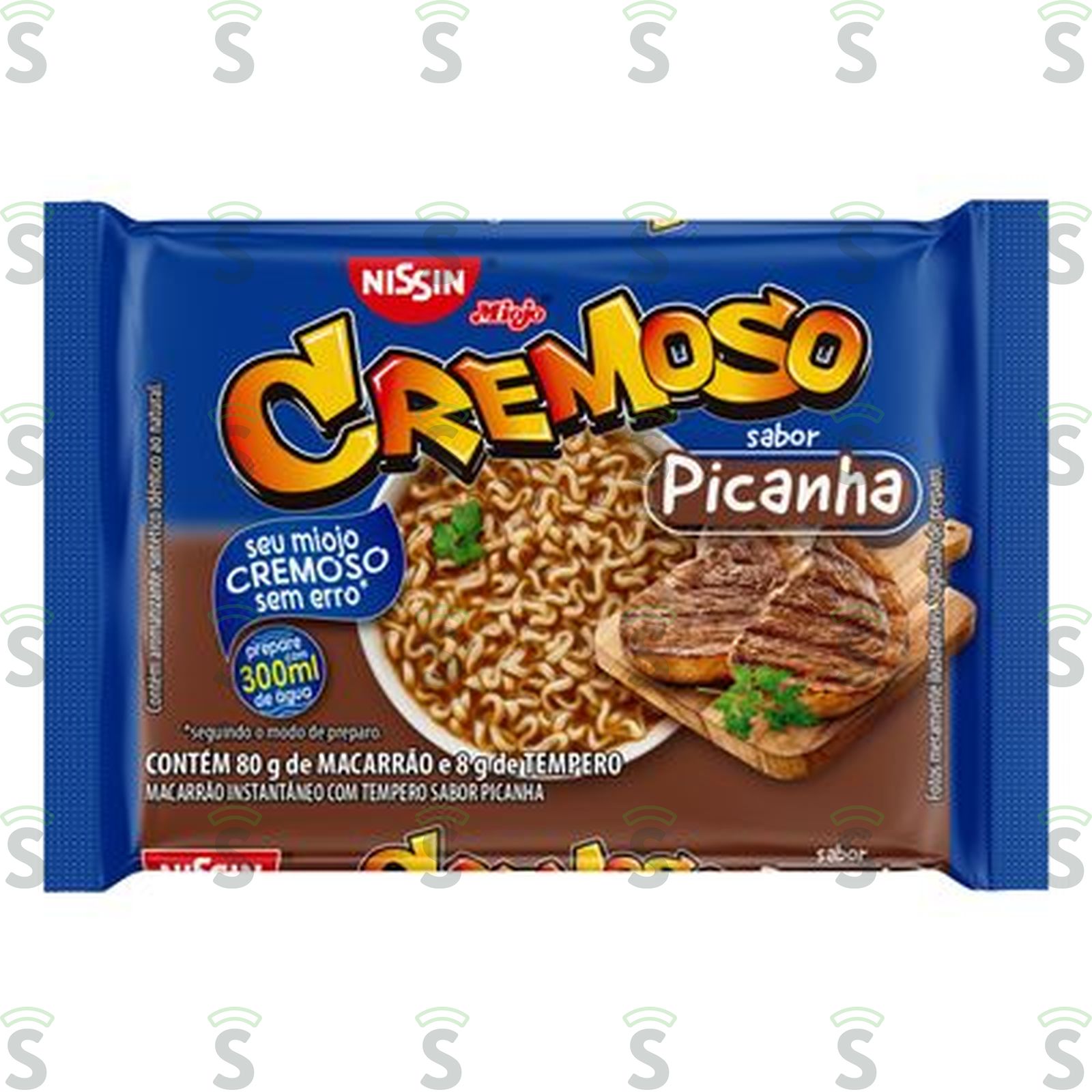 Macarrão Instantâneo Nissin Cremoso Picanha Pacote 88G