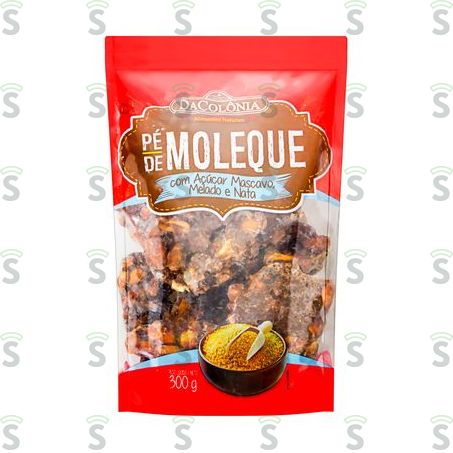  Pé de Moleque Dacolônia Mascavo Melado Nata Embalagem 300g