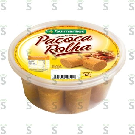  Paçoca Rolha Doce Guimarães Embalagem 166g
