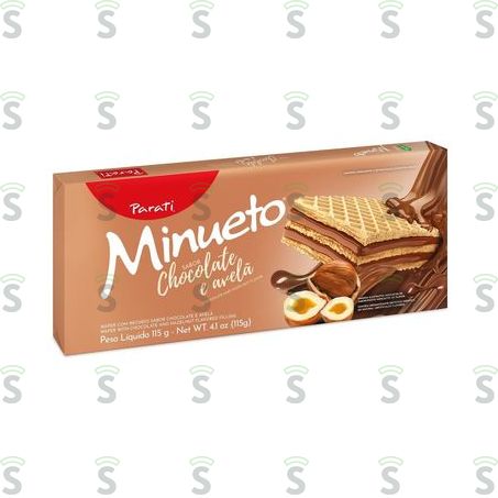  Parati-wafer Minueto 115g Choco Avela
