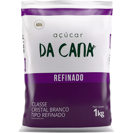 Acucar da cana 1kg refinado