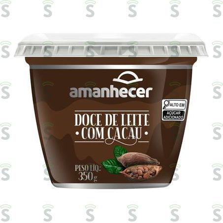  Doce de Leite Com Cacau Amanhecer Pote 350gr