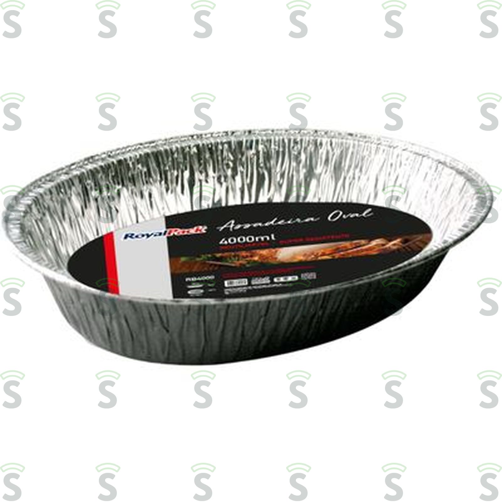 Royalpack-bandeja aluminio 4000ml