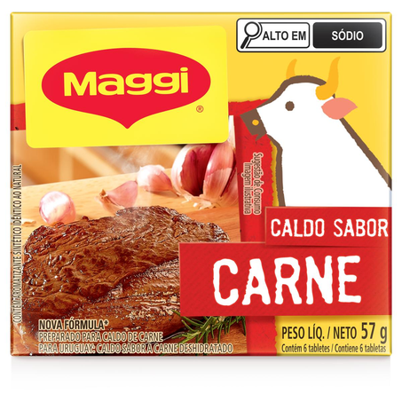 Caldo Maggi 57g - Carne