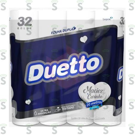  Papel Hig Duetto 20m C/32 Neutro