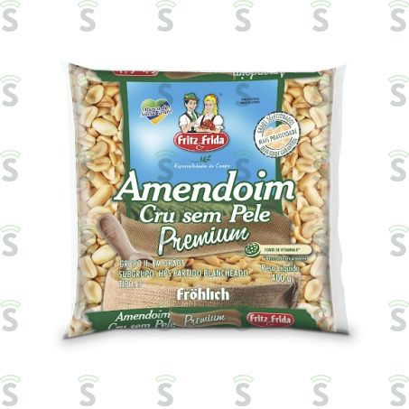  Amendoim Fritz e Frida Sem Pele 400g