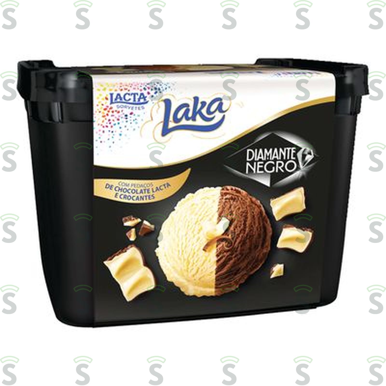 Sorvete Lacta Laka Diamante Negro 1.5LT