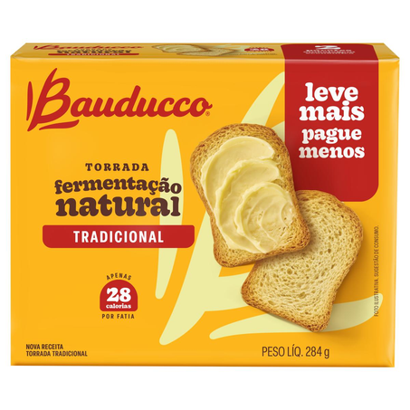Torrada Bauducco 284g - Salgada - Multipack