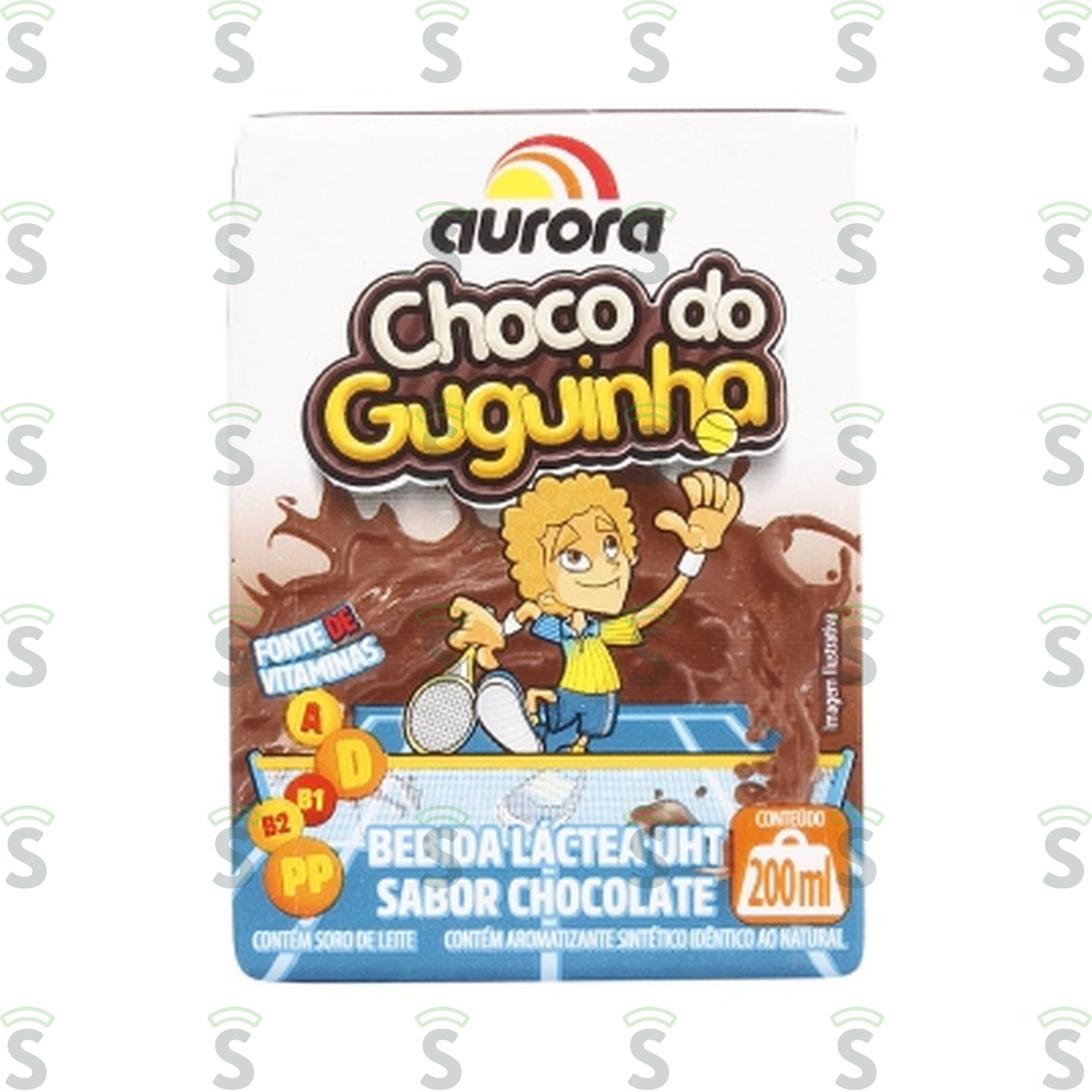 Bebida Láctea UHT Aurora Sabor Chocolate Caixa 200ml