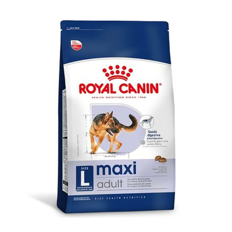 Ração Royal Canin Maxi Adult para Cães Adultos de Porte Grande 12Kg