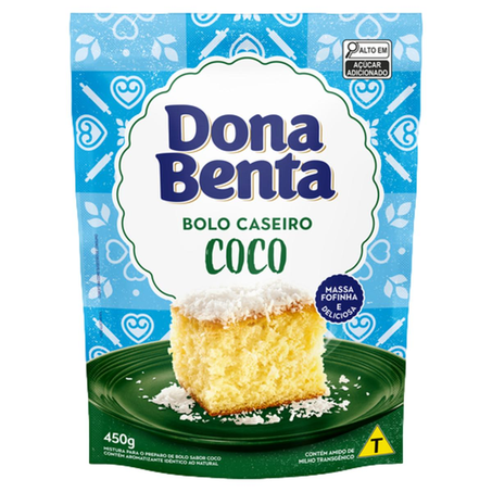 Mistura para Bolo Dona Benta 450g - Coco